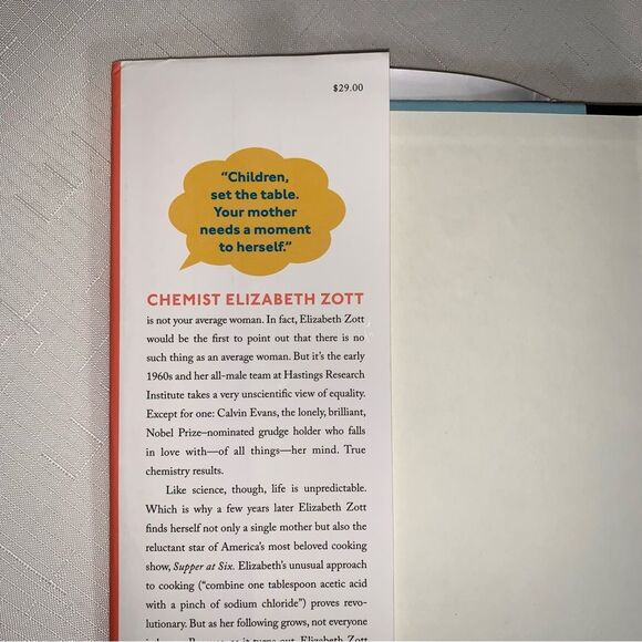 Lessons in Chemistry Book Bonnie Garmus Novel Best Seller Apple TV Show Reading - Picture 7 of 13